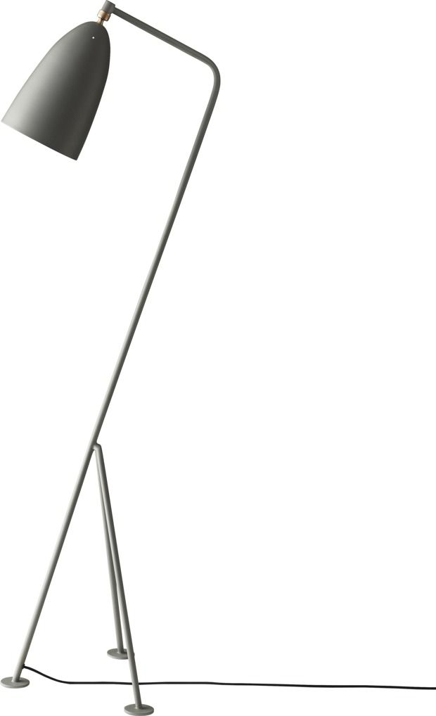 Gräshoppa / Grashoppa Floor light Dusty blue Gubi
