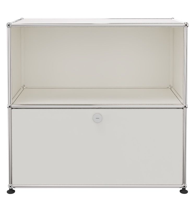 USM Haller Sideboard 1 Open / 1 Flap Pure white - FAST DELIVERY    