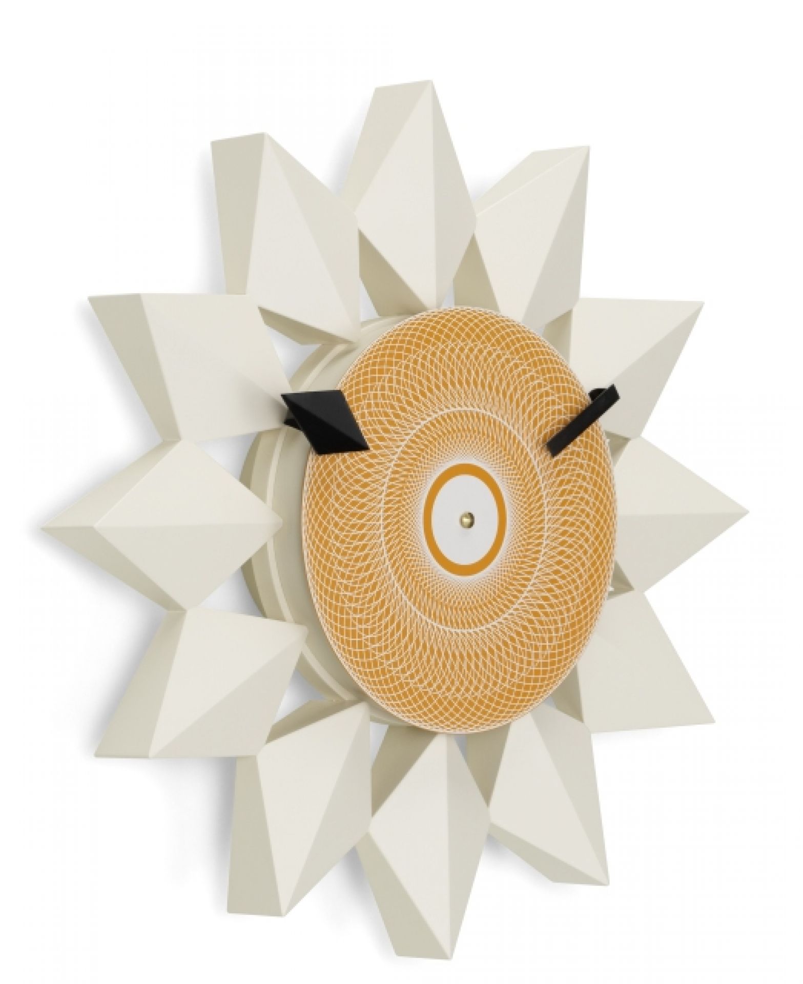  Diamond Markers Clock Wall Clock White Vitra