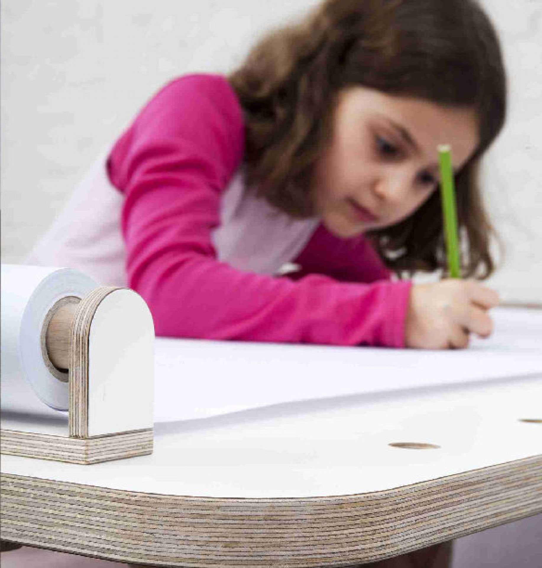 Growing Table tear-off rail for children table Pure Position