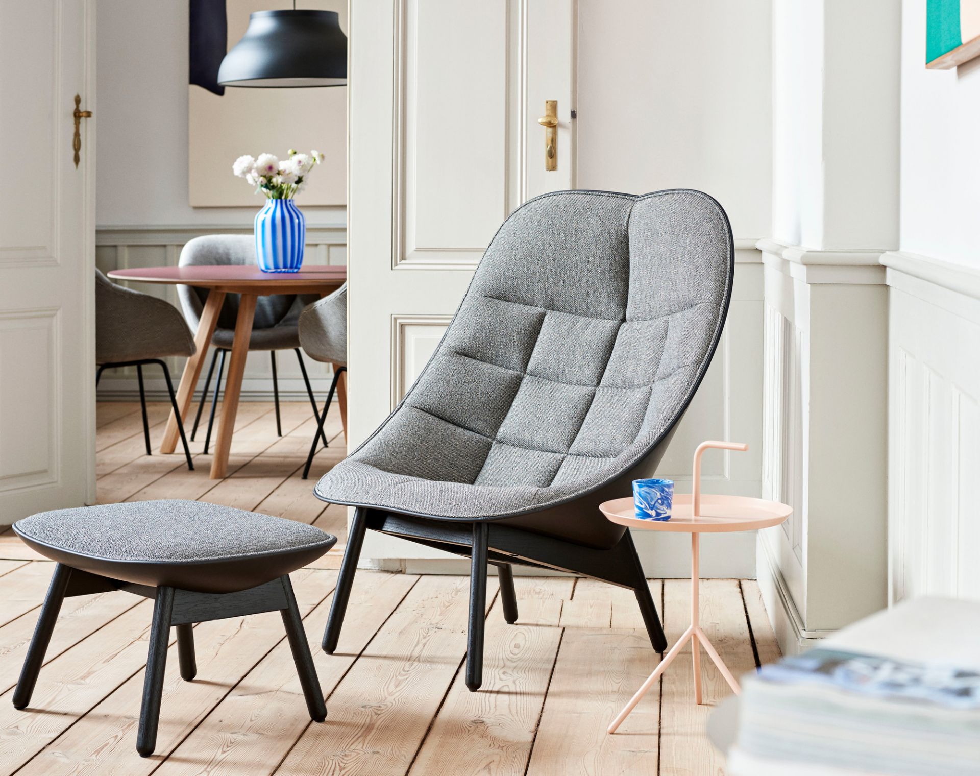 Uchiwa / Uchiwa Quilt Armchair Armchair Hay