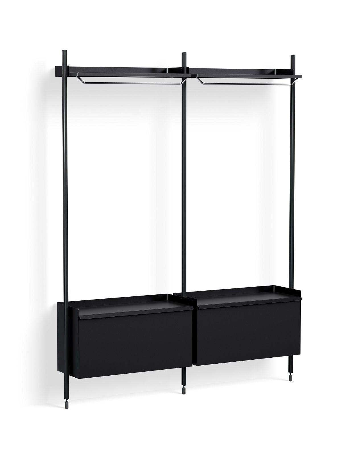 Pier System 1002 2 Column Shelf / Wardrobe Hay 
