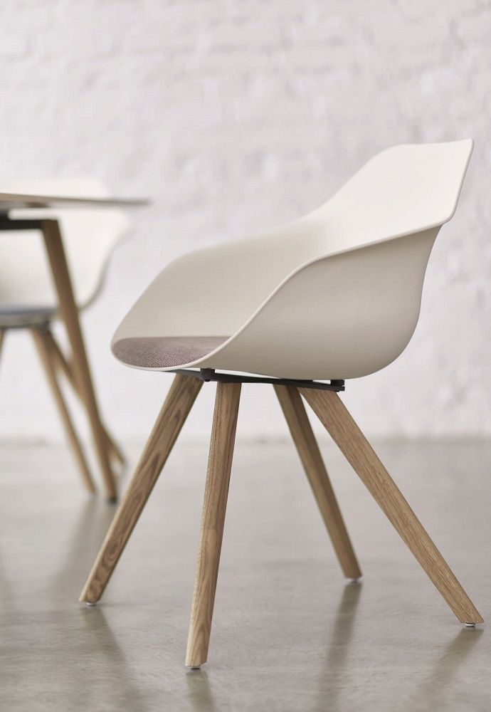 Yonda Universalstuhl Four-legged chair Wood frame Wilkhahn 
