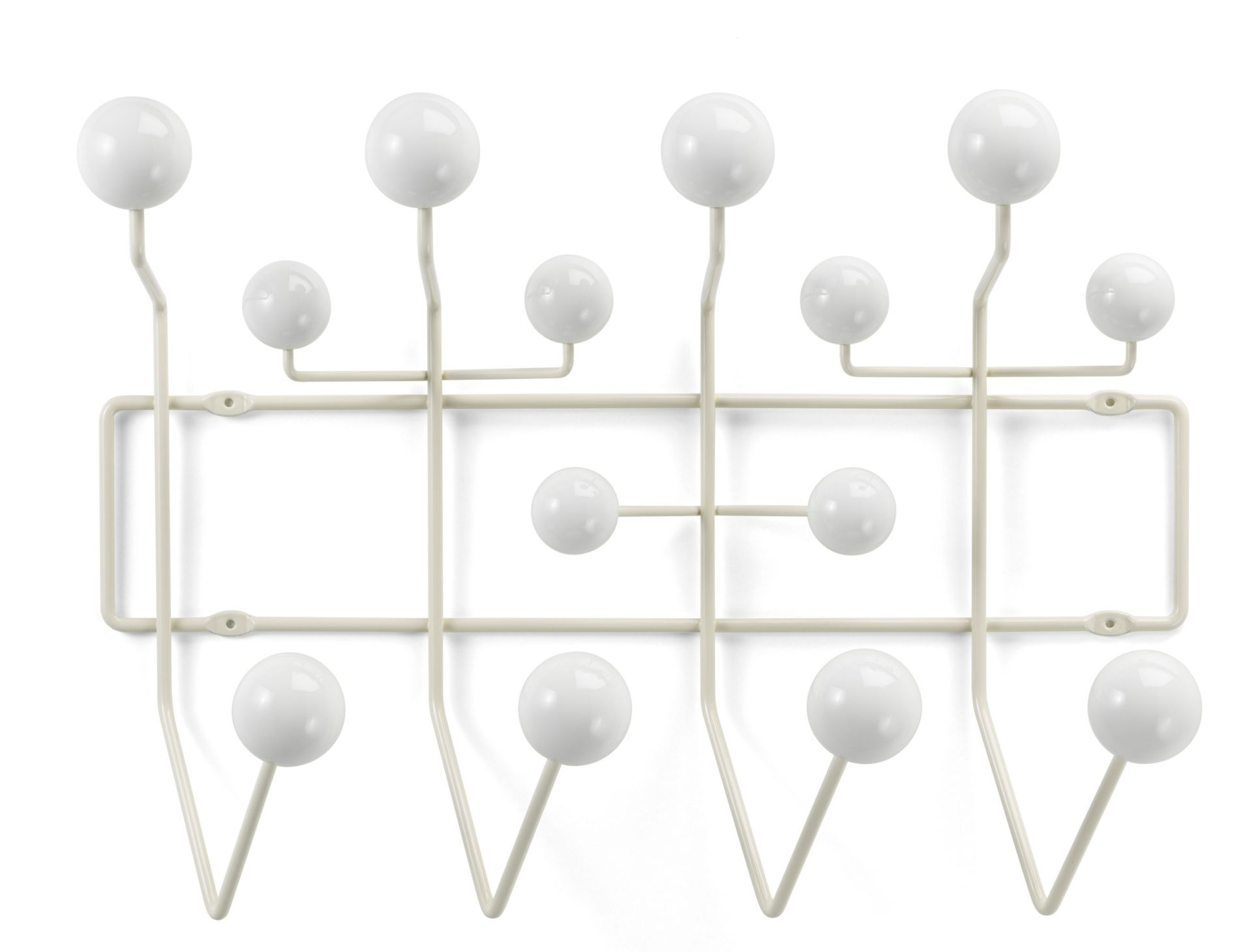 Eames Hang it all coat rack warm white Vitra NEW VERSION 