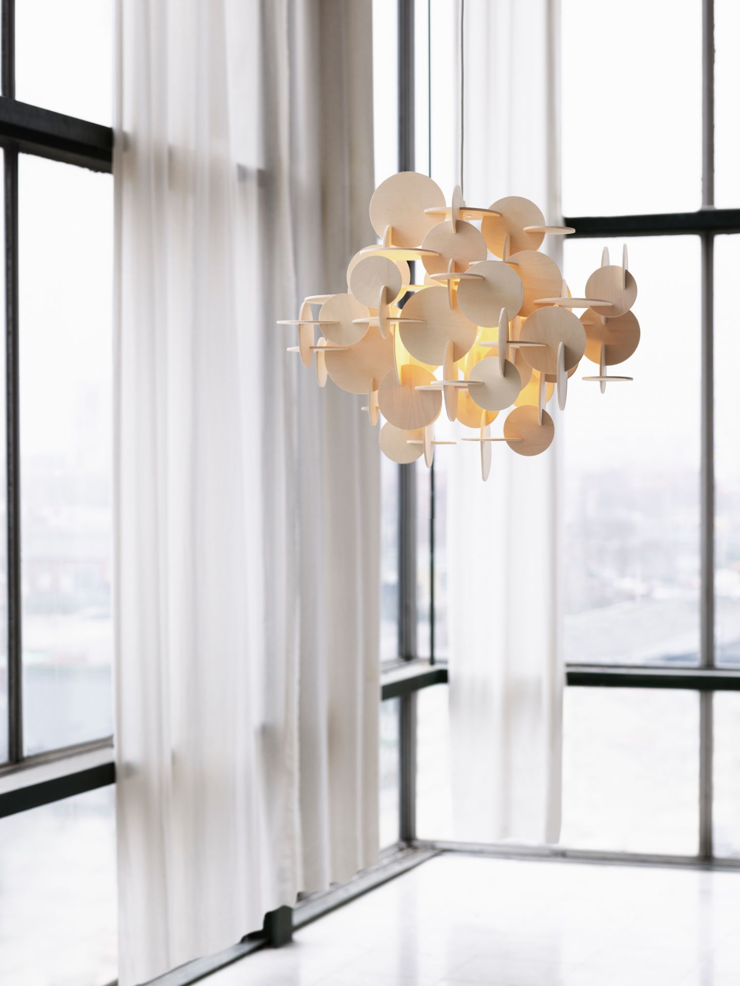 Bau Lamp Nature Pendant light Normann Copenhagen Small