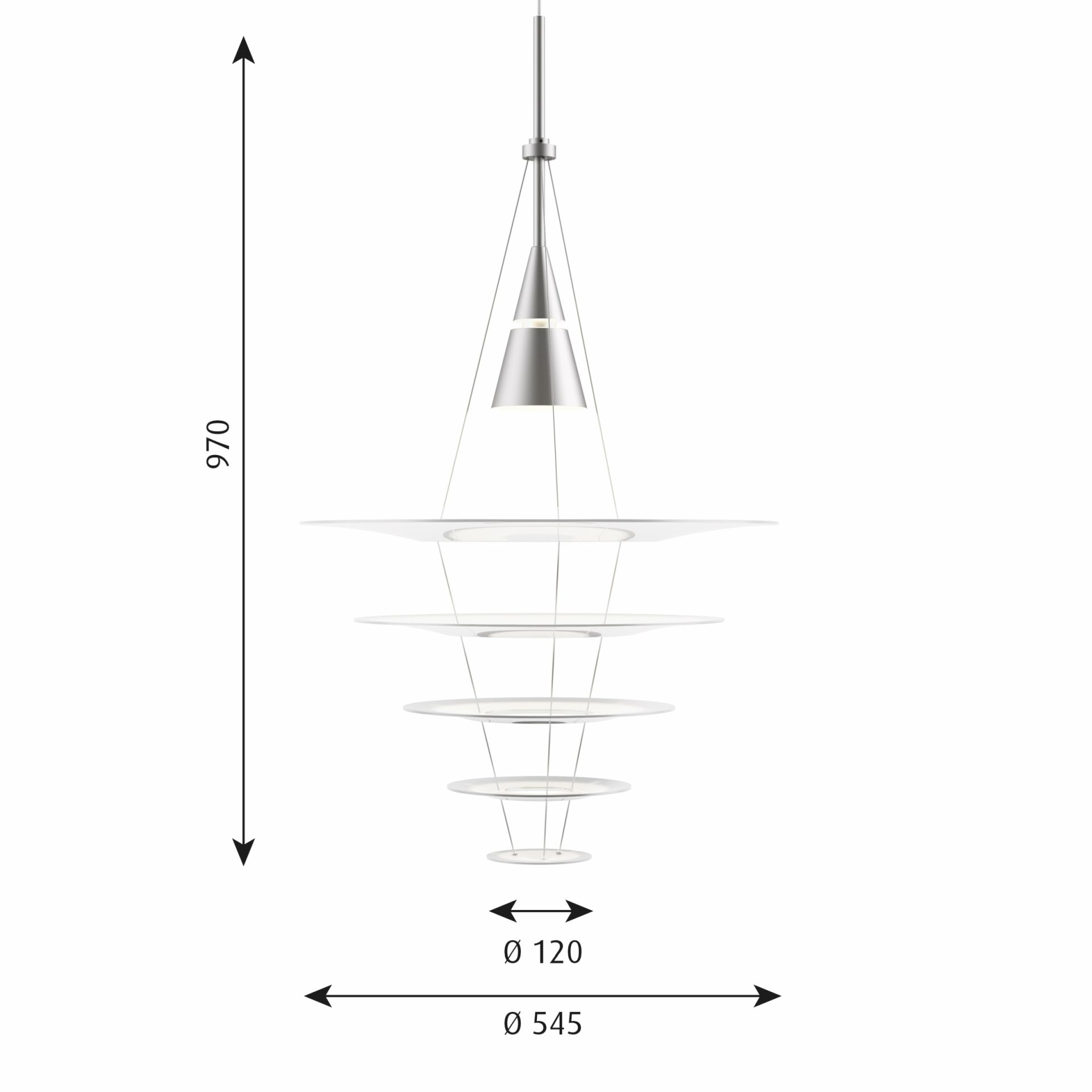 Enigma 425/545 Pendant light Louis Poulsen