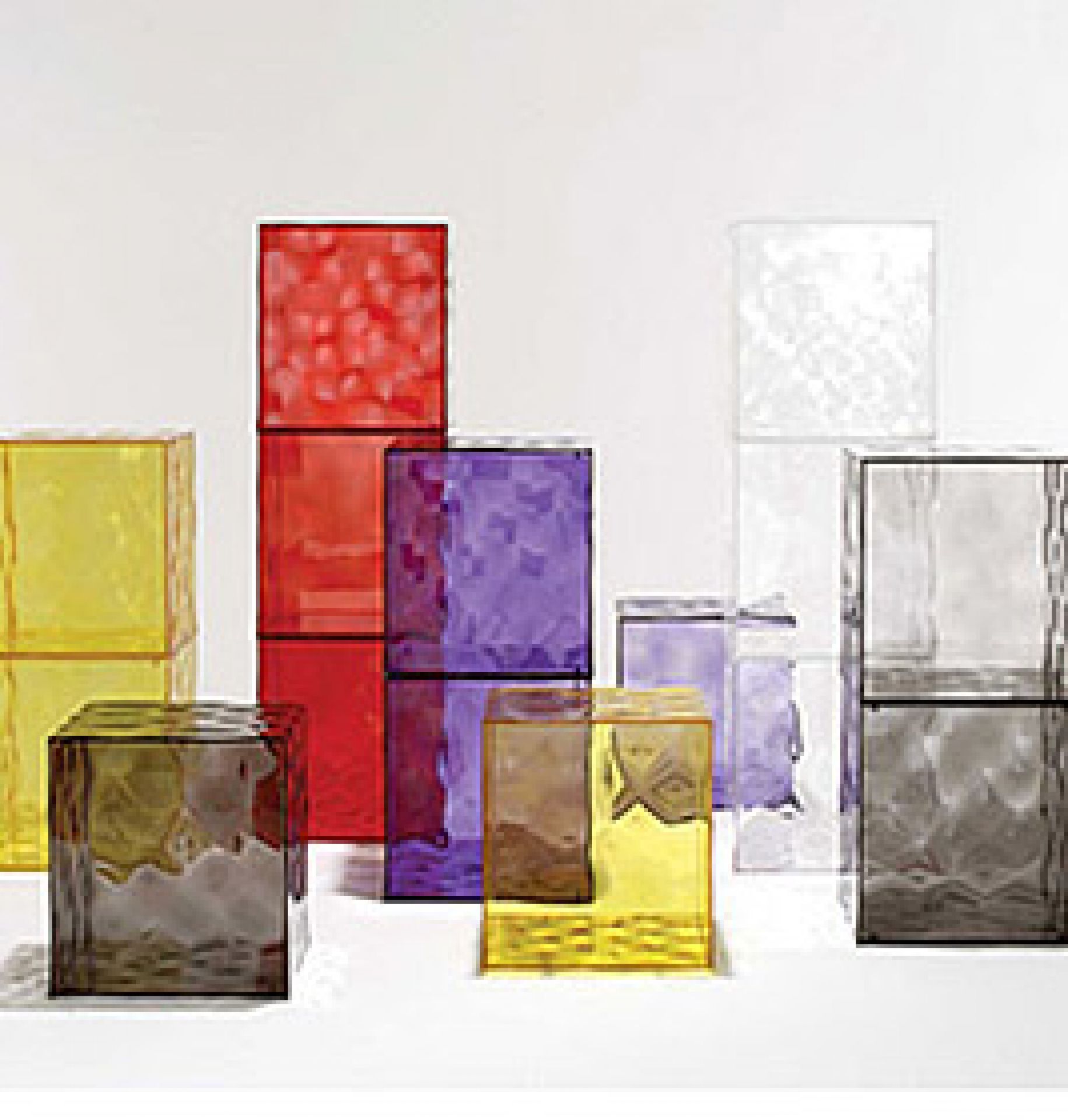 Optic Cube containers Kartell