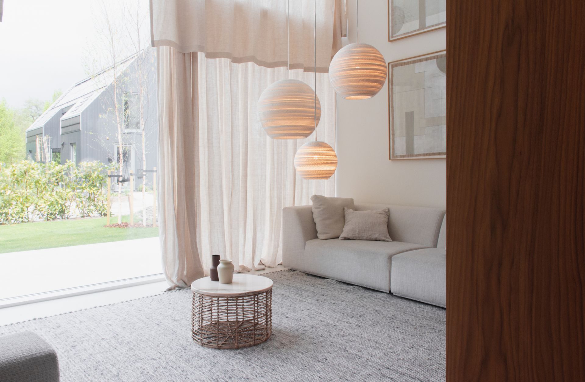 Scraplights Moon 18 Pendant lamp White Graypants