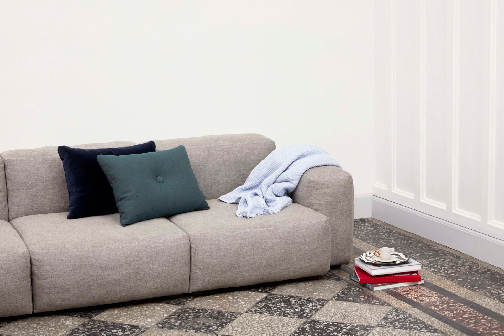 Mags Soft Sofa 3-seater Combination 1 Low armrest Hay