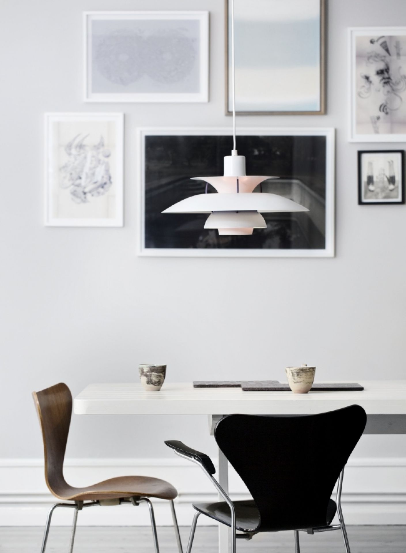 PH 5 Pendant light Modern white Louis Poulsen SINGLE PIECES