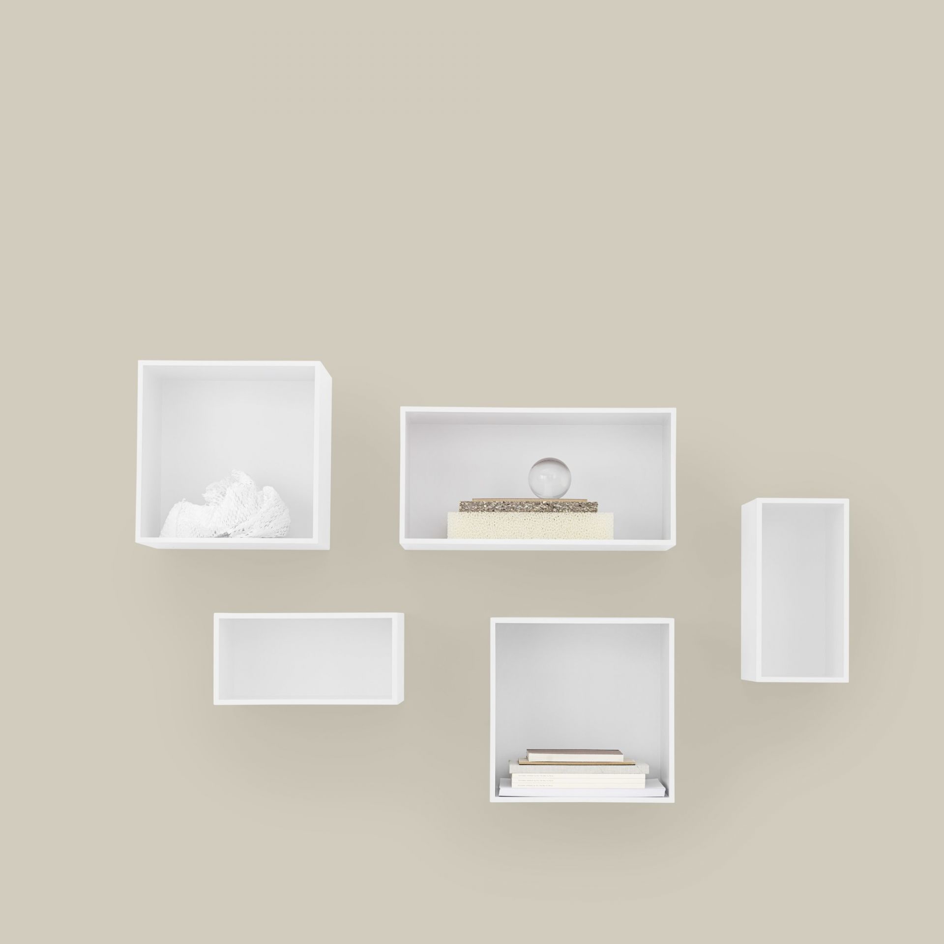 Mini Stacked Storage System 2.0 Shelf system Muuto