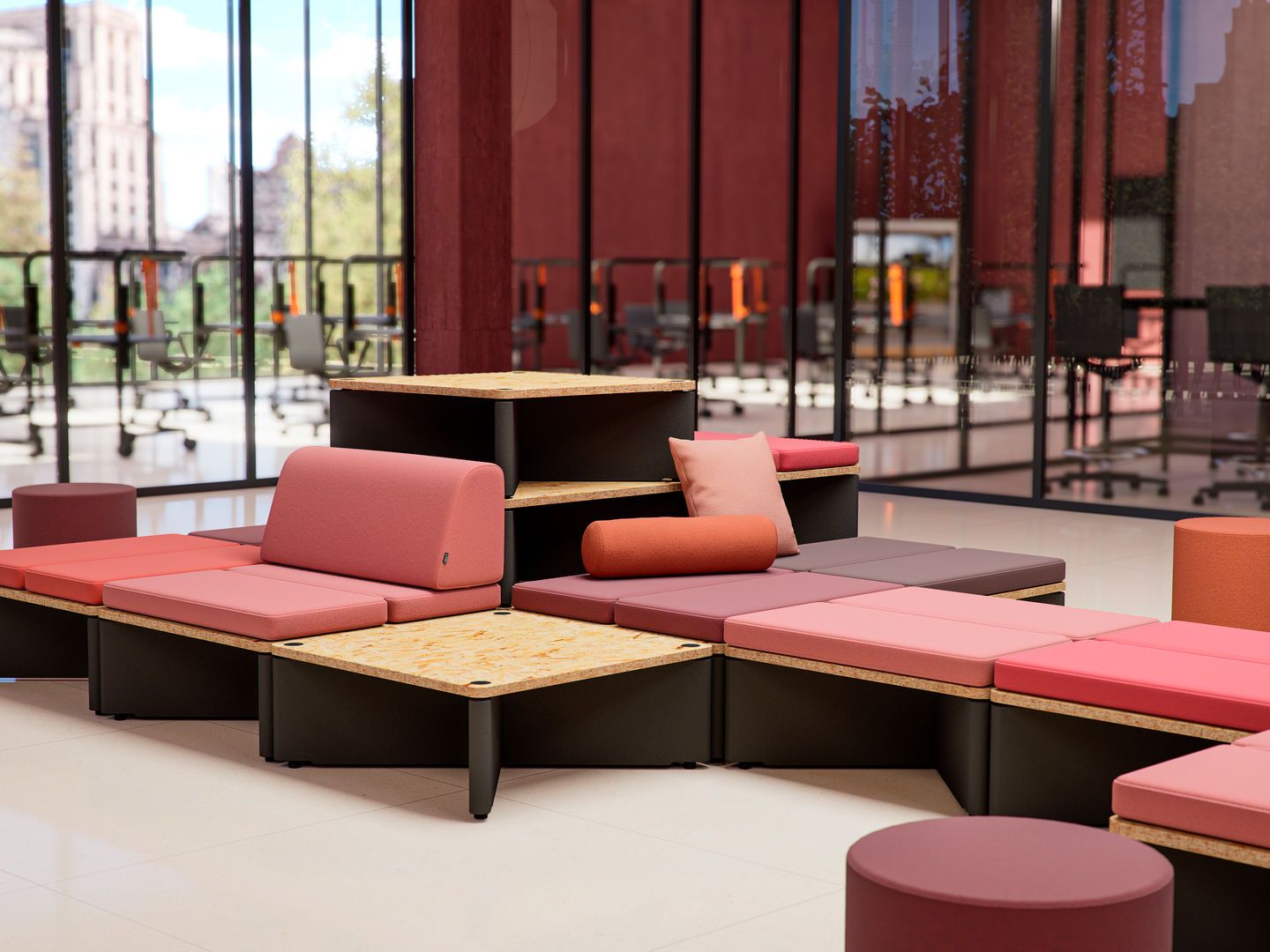 Reset Platform modular platform system Vitra