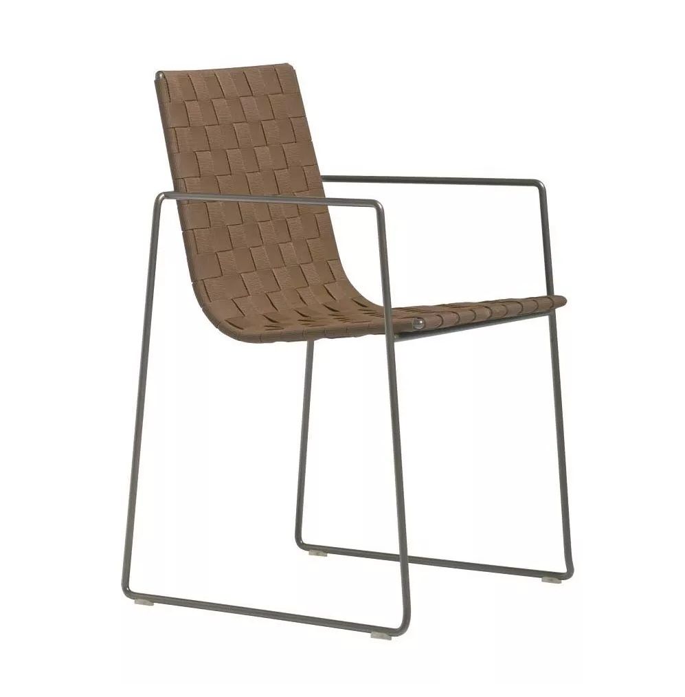 Trenza SO0700 Outdoor stackable armchair Andreu World 