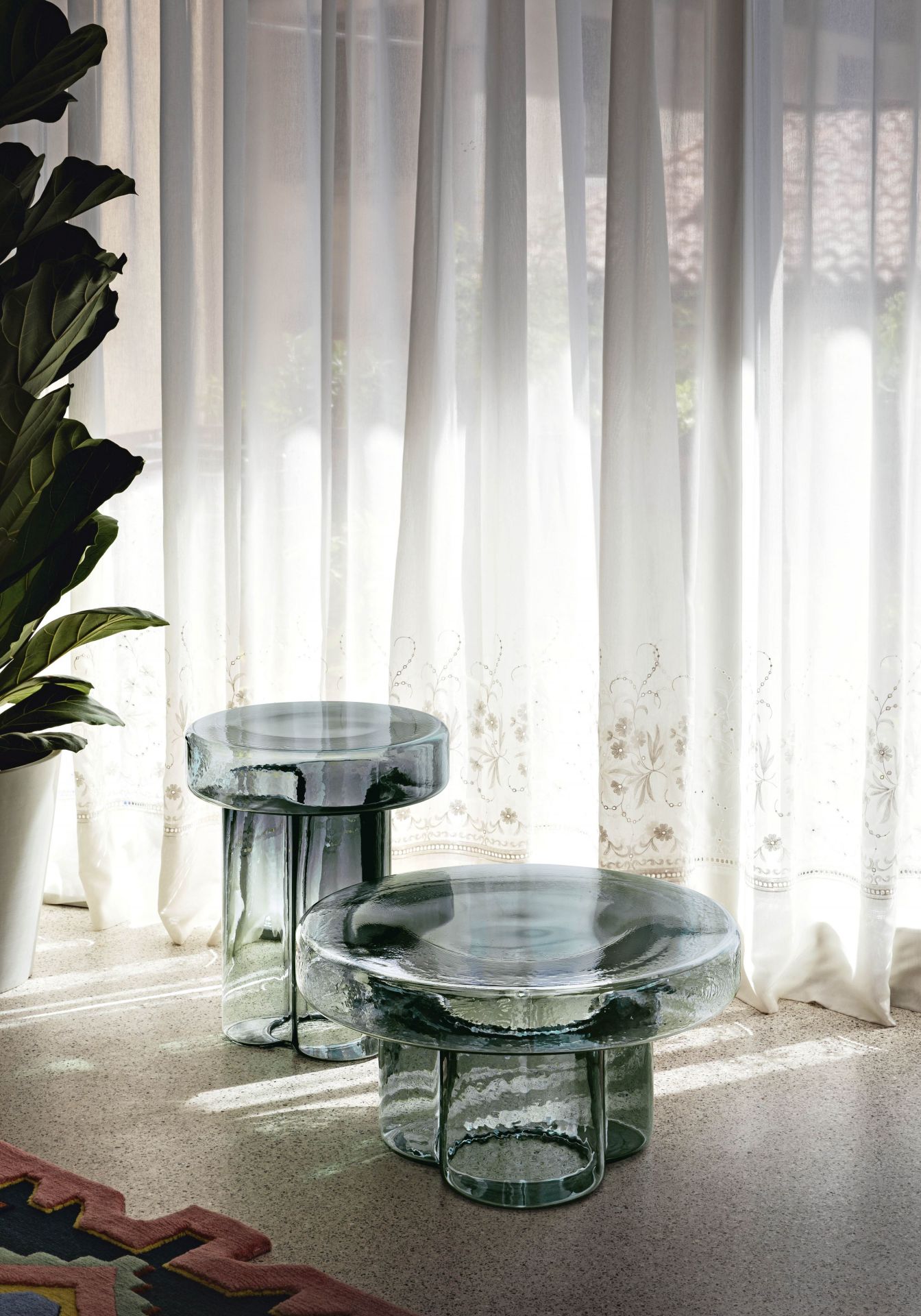 Soda Side Table Miniforms Wx55 cm Amethyst