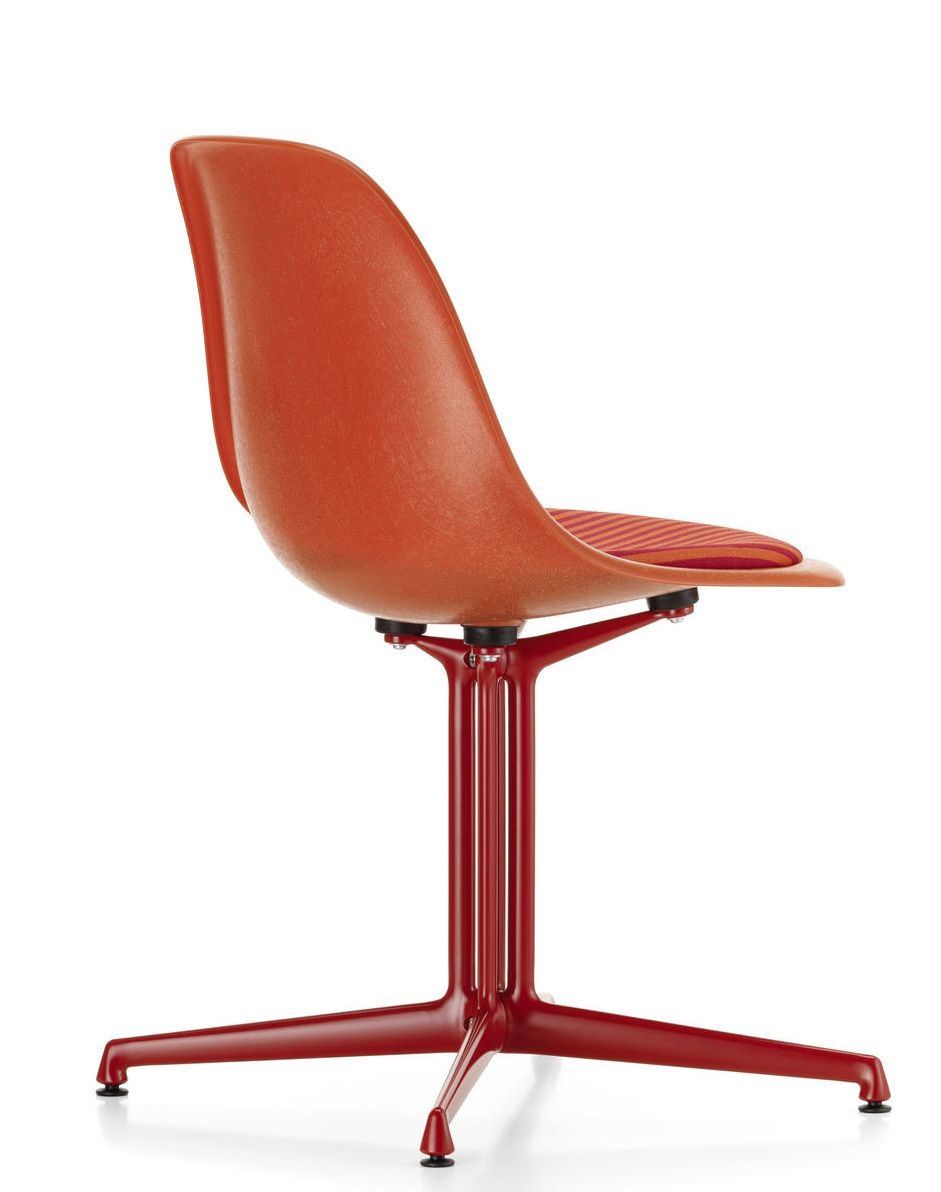 Eames Fibreglass Side Chair La Fonda Red Orange Vitra LIMITED EDITION 