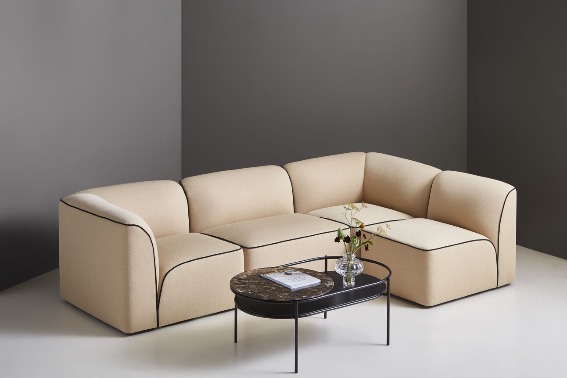 Flora 2,5-seater sofa Woud