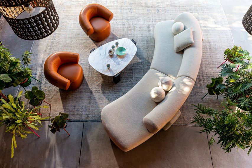 Gogan Sofa 3 seater Combination CA1 Moroso