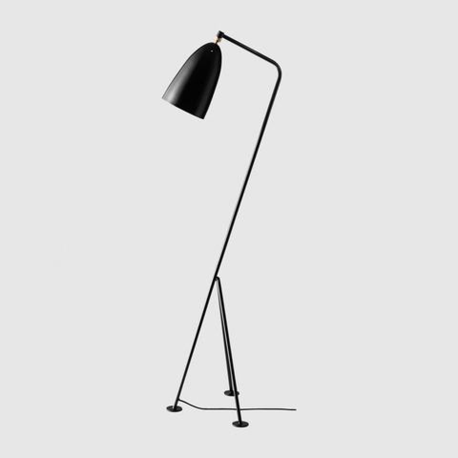 Gräshoppa / Grashoppa Floor light black Gubi
