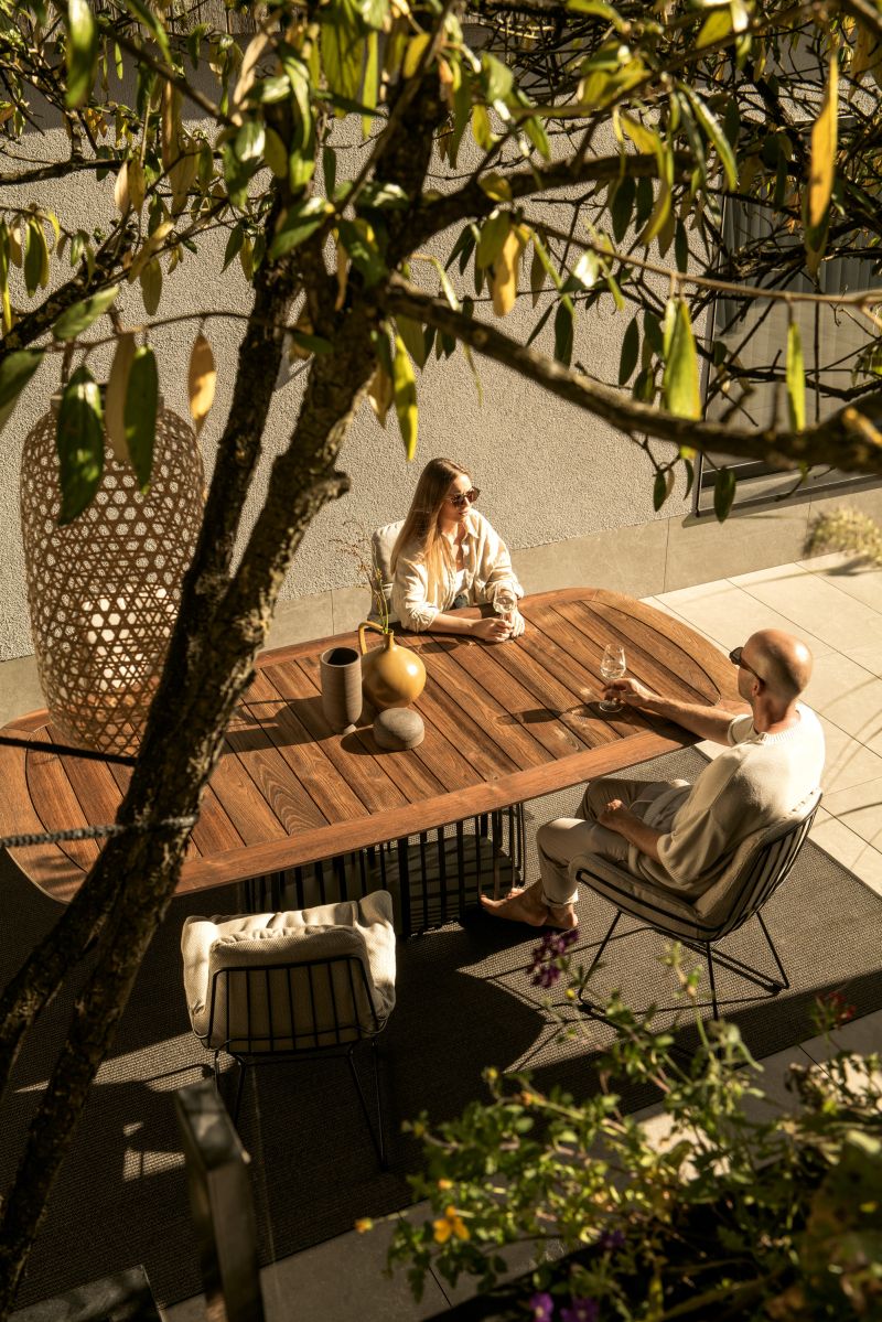 BC 07 Basket Outdoor table boat shape Janua