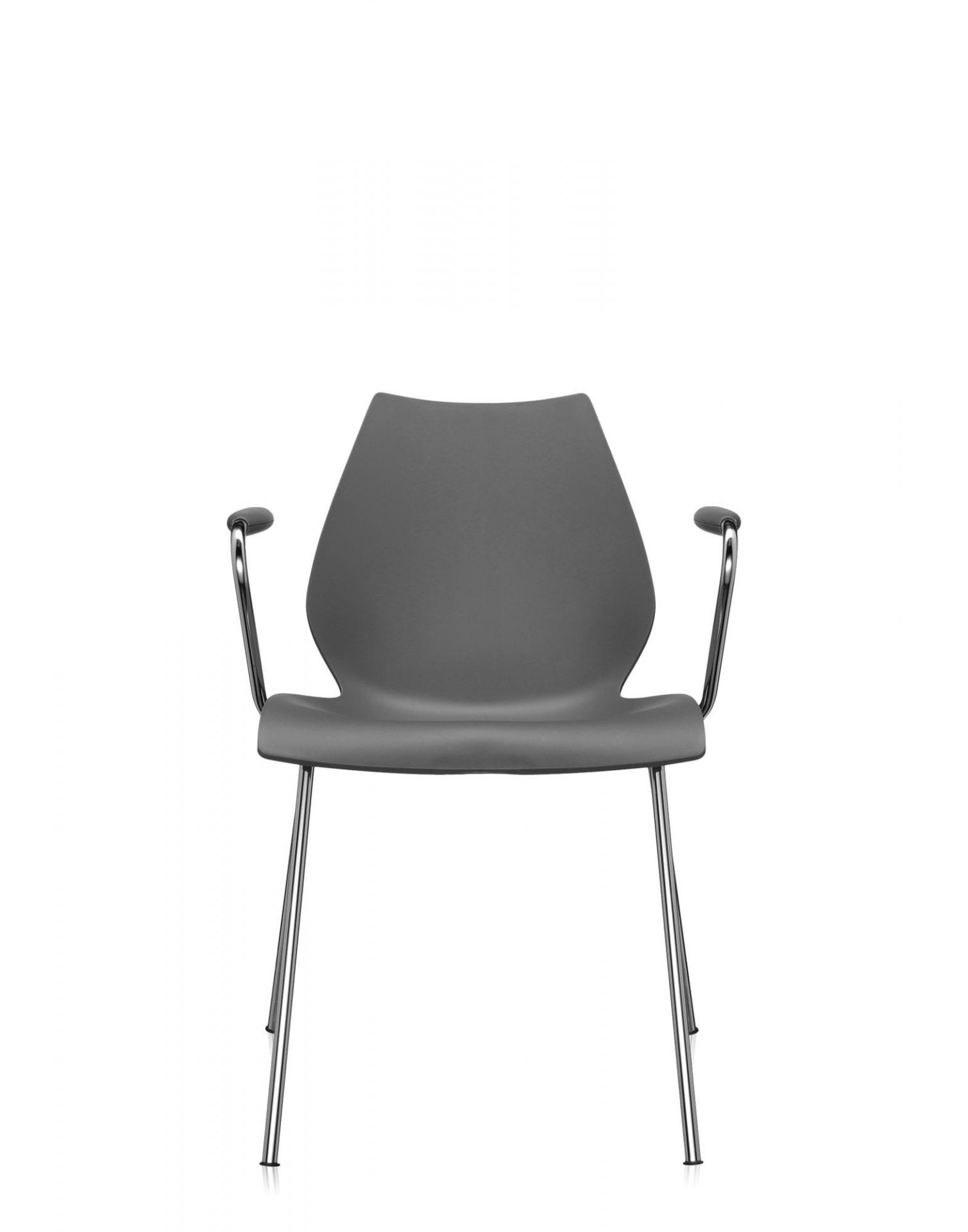 Maui Chair with Armrest Kartell zinc white