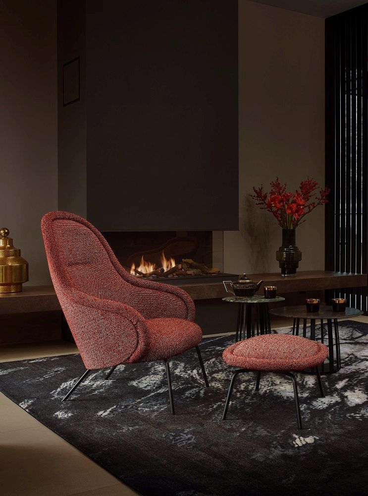 Ona Lounge Chair High Armchair Freifrau Manufaktur