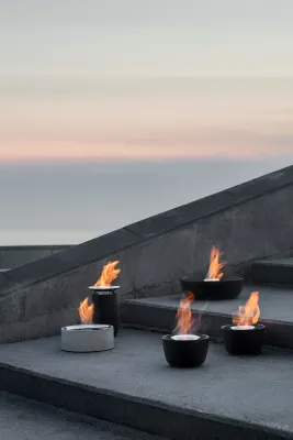 Fuoco Gel Fireplace Stainless Steel Blomus SINGLE PIECES