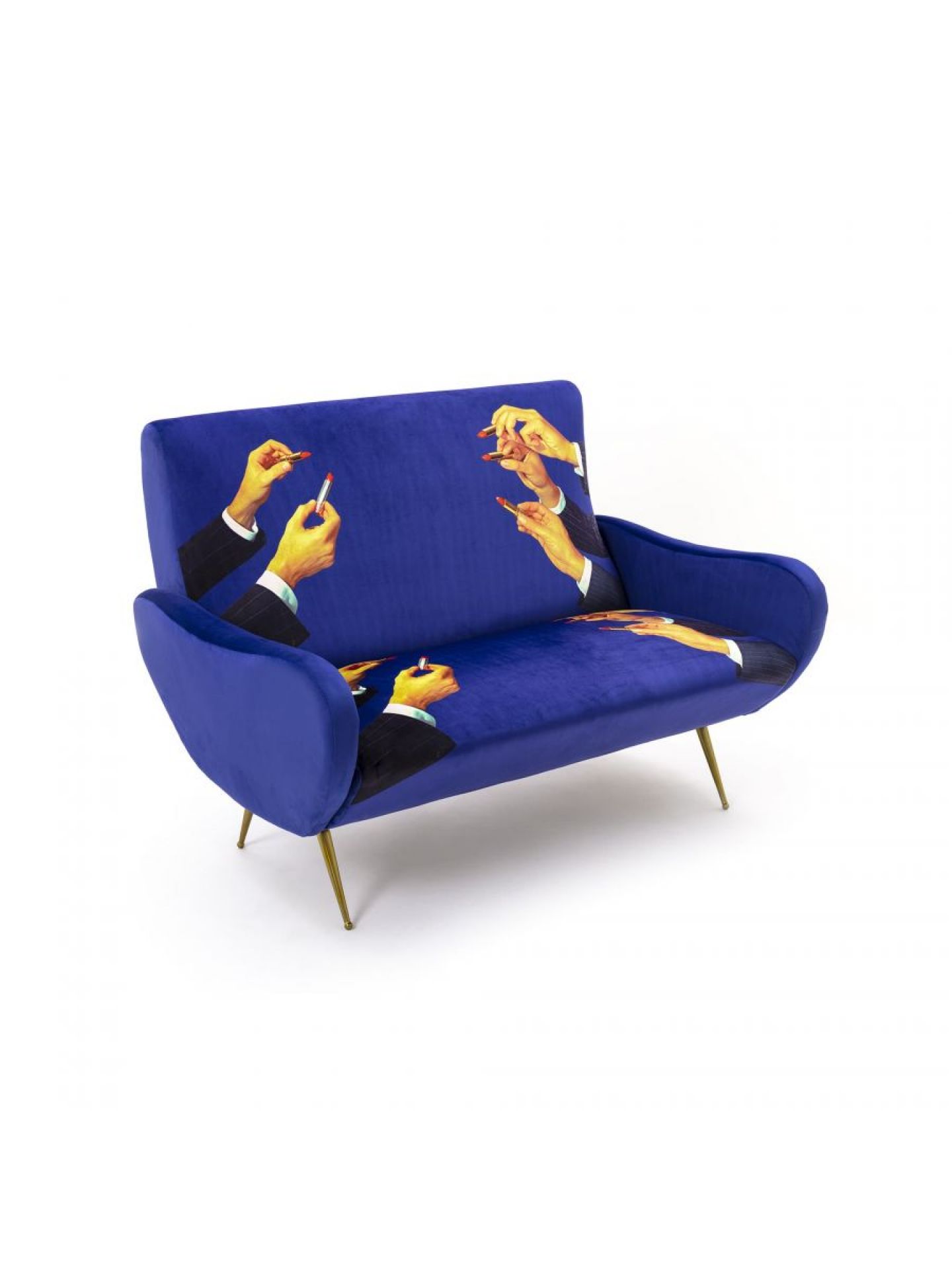 Toiletpaper 2-seater sofa Lipsticks Seletti