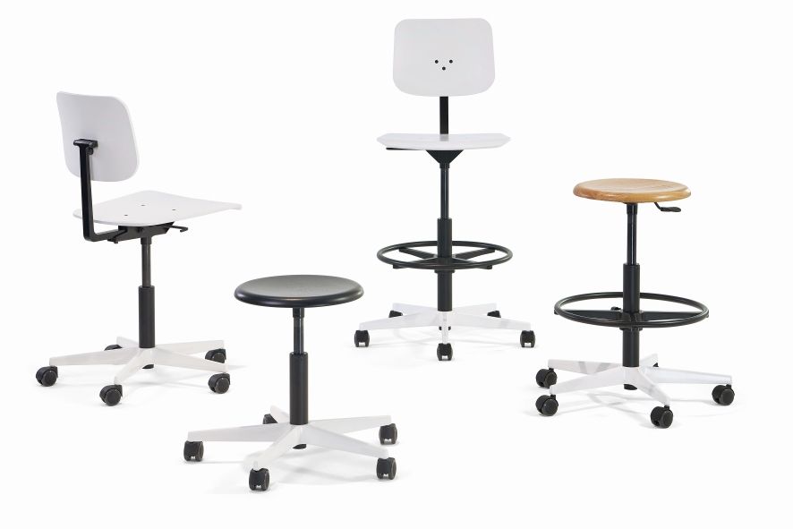 Mr. Round swivel stool Richard Lampert