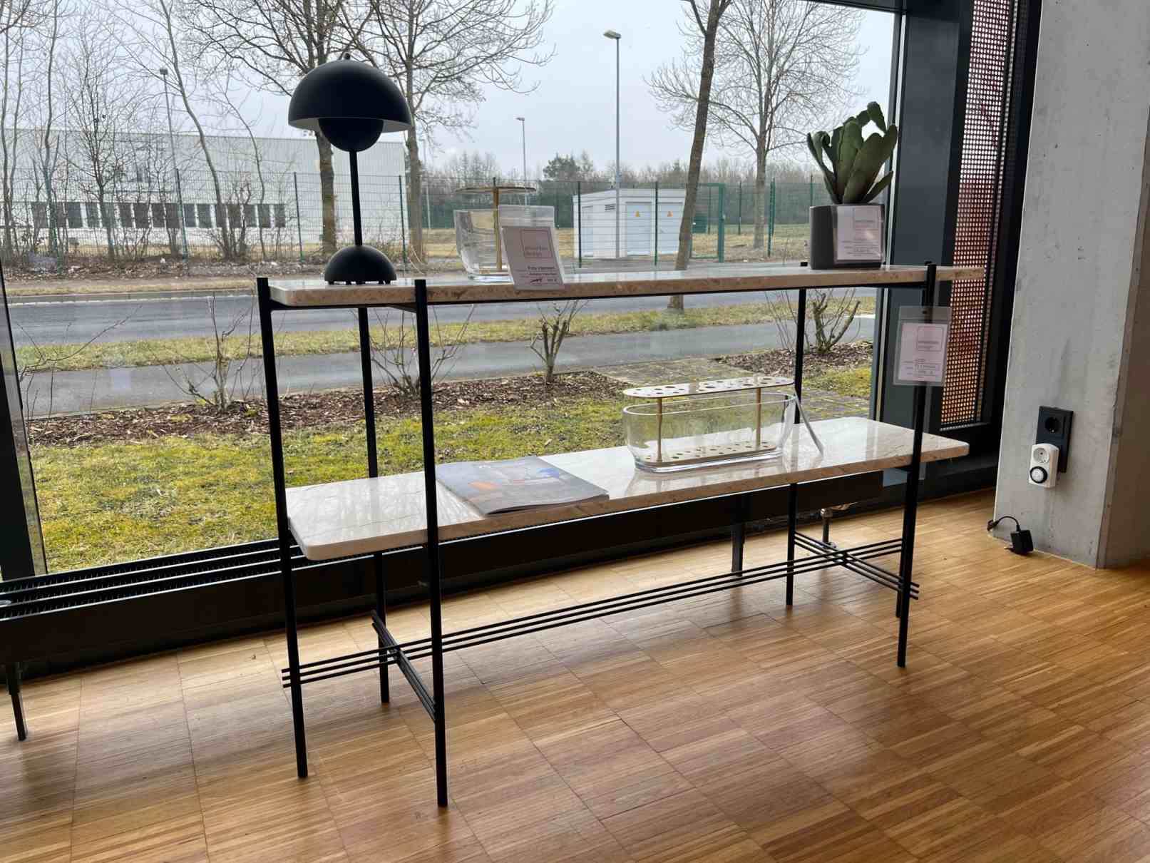 TS Console White Marquina Marble Gubi EXHIBITION PIECE