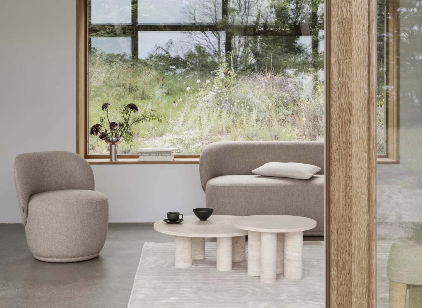 Volos side table round Ø 52 x H 34 cm Blomus