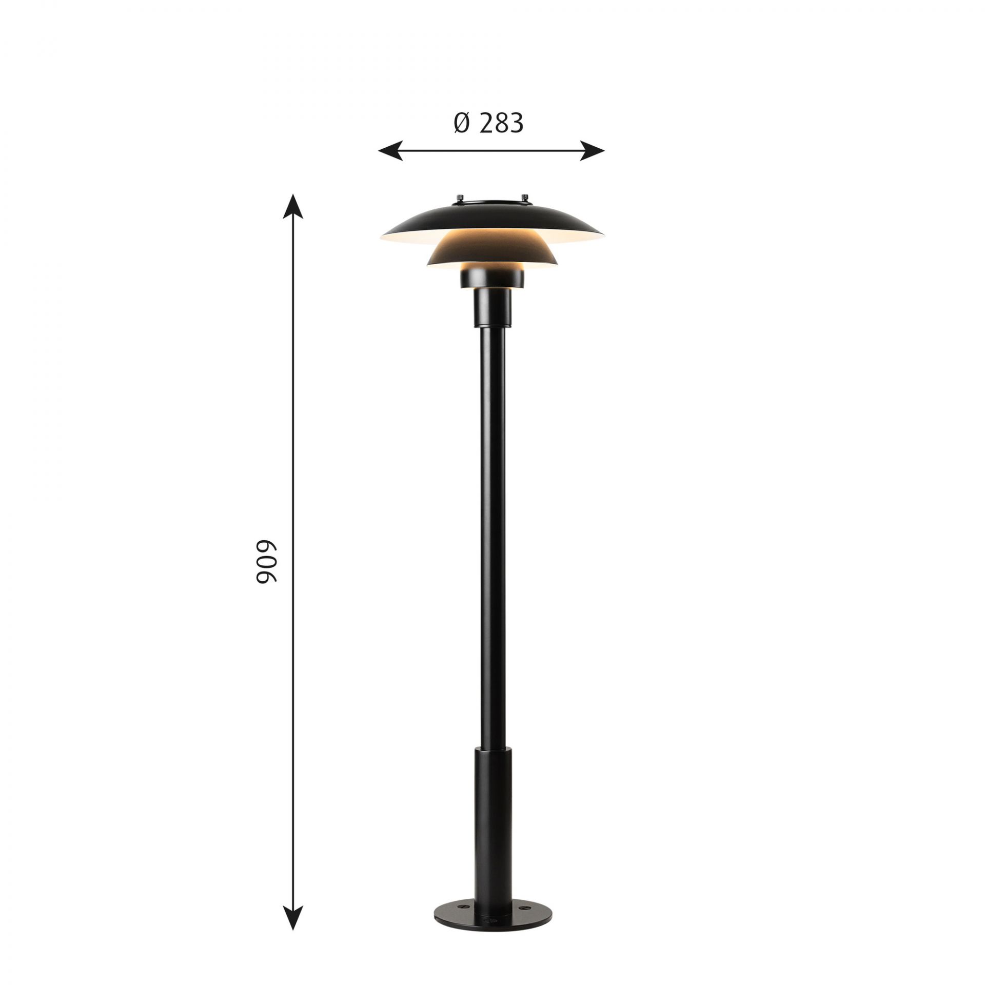PH 3 - 2 1/2 Outdoor Bollard Louis Poulsen