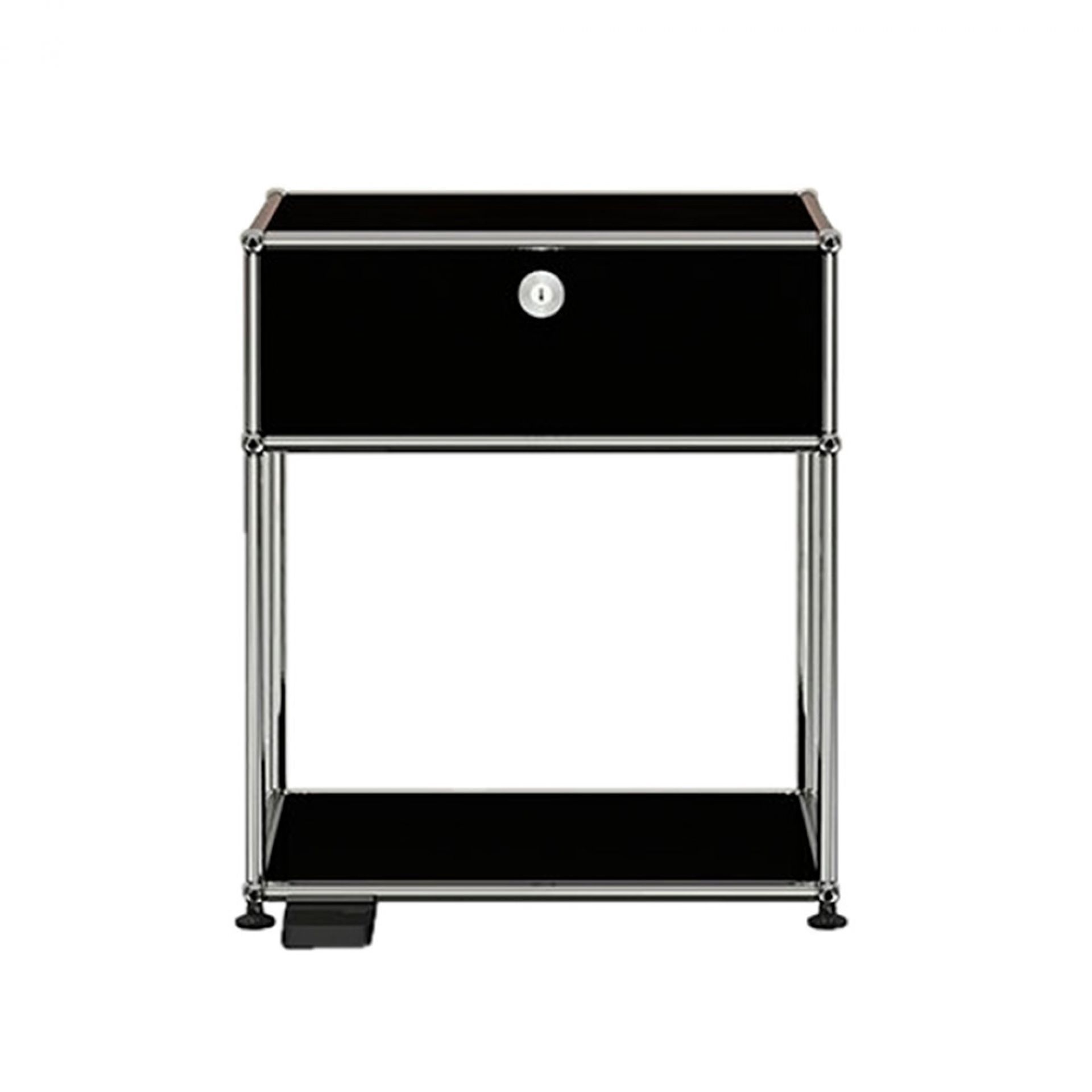 E bedside table with dimmable light USM Haller 