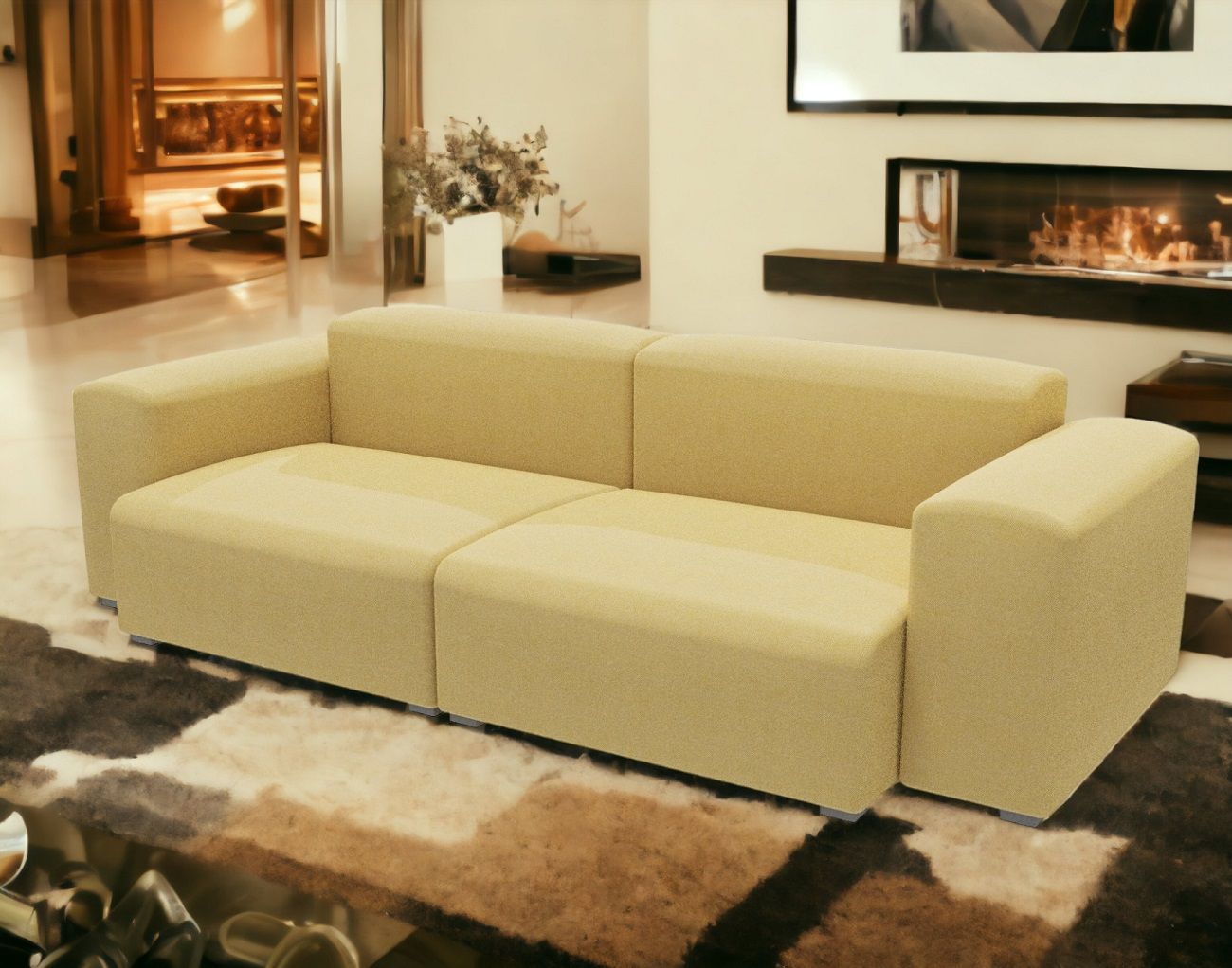 Mags Soft Sofa Low Armrest 2 1/2-seater Combination 1 Hay