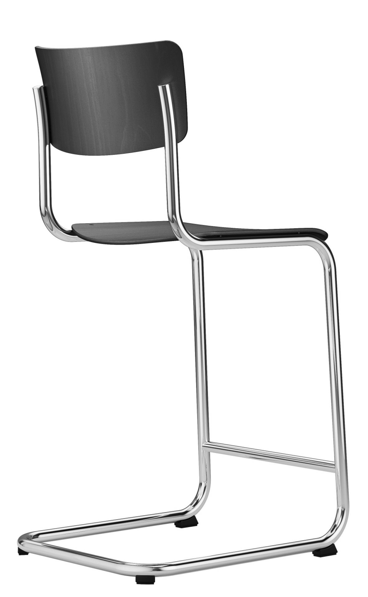 S 43 HT Tubular Steel Classic Barstool Thonet