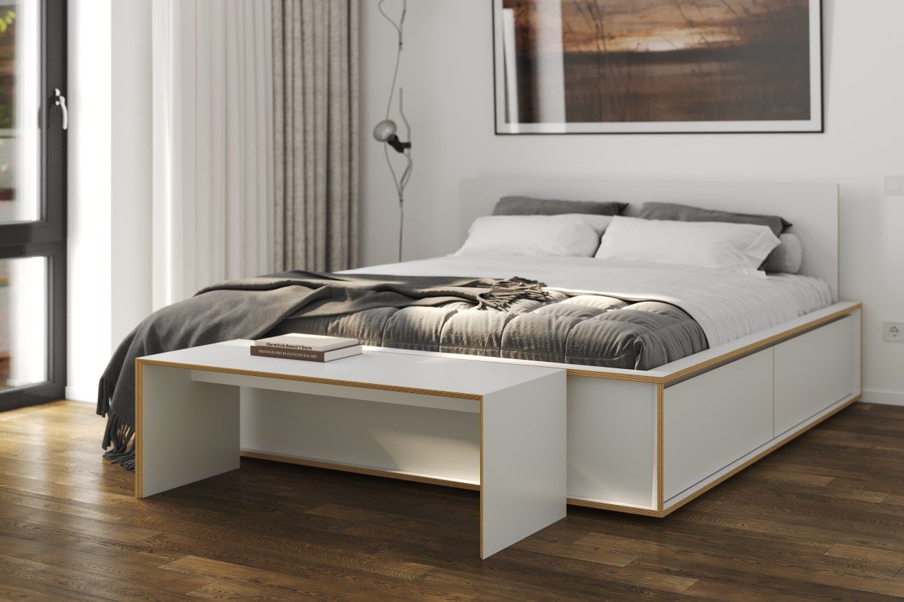 Bridge bench / side table Müller Möbelwerkstätten 