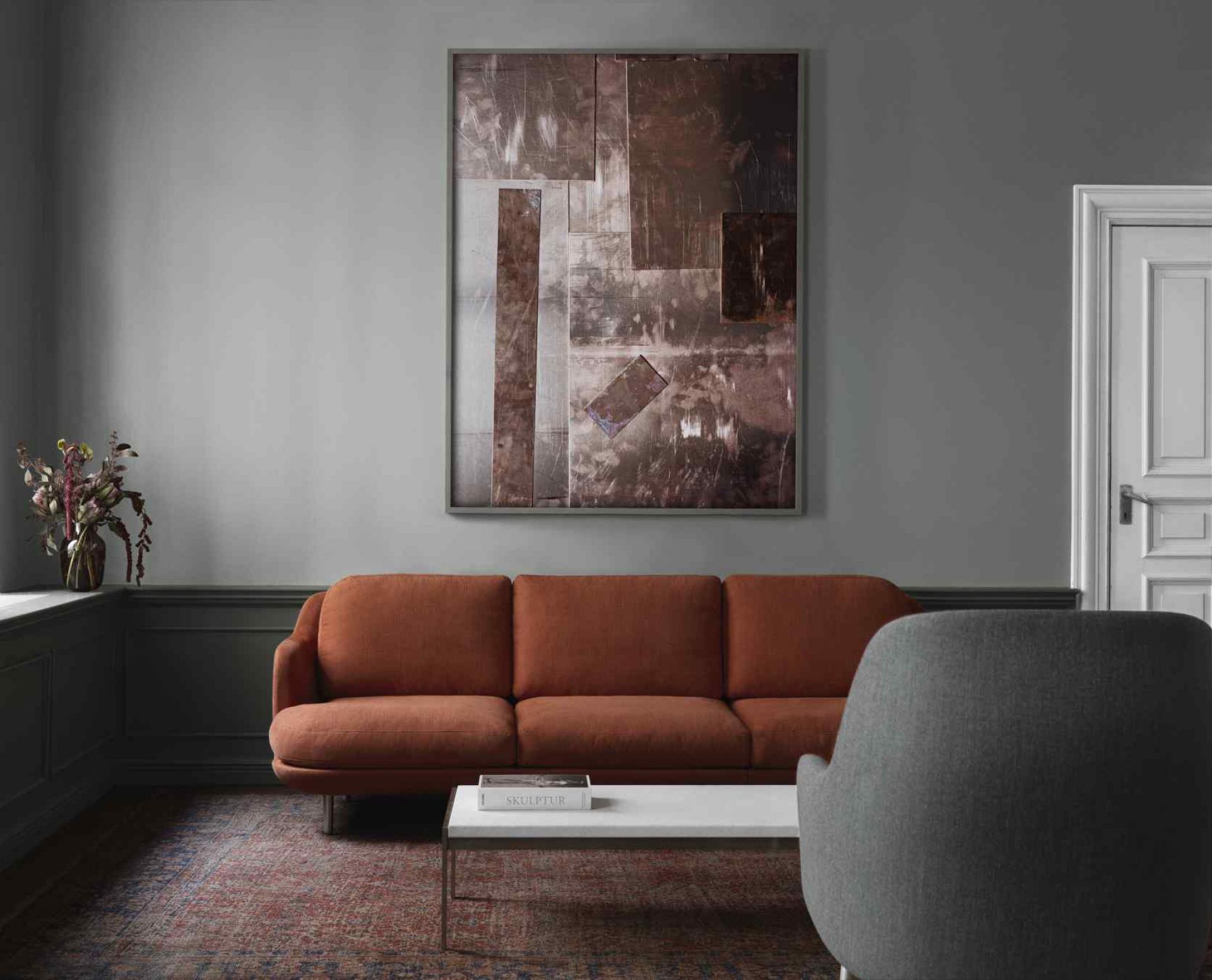 Lune 3- Seater Sofa Fritz Hansen
