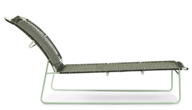 Cielo Daybed Lounger Outdoor ames Olive green - Pastel green