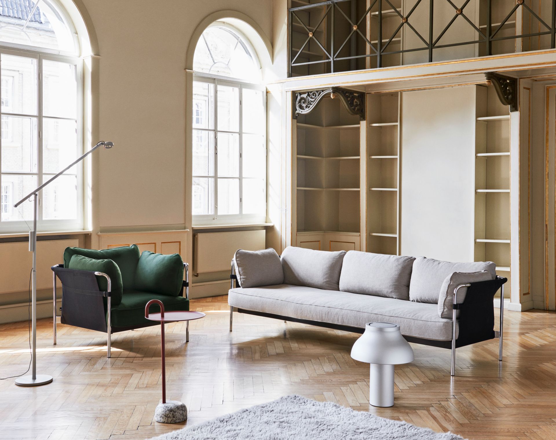 Fifty-fifty Floor Lamp Hay