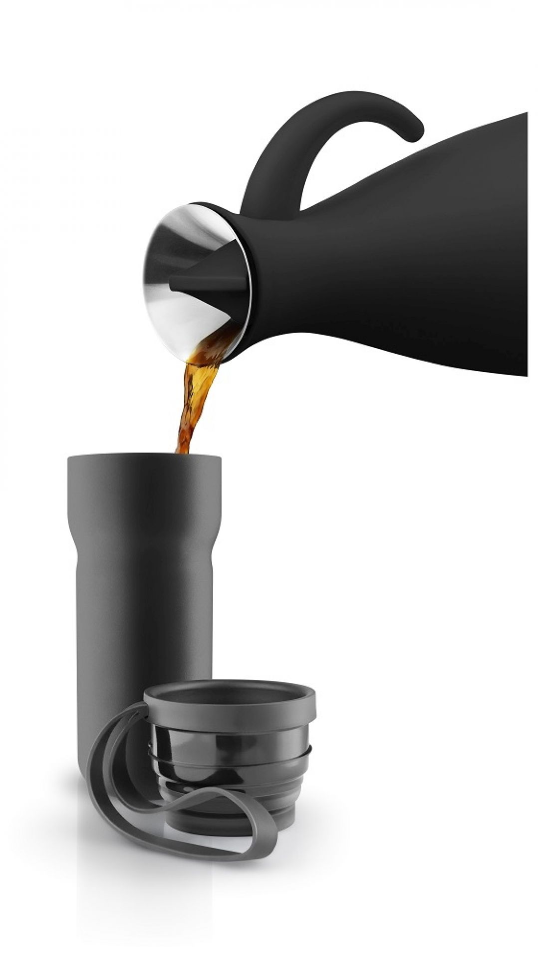 Nordic Kitchen Thermo coffee cup Black Eva Solo SINGLE PIECES