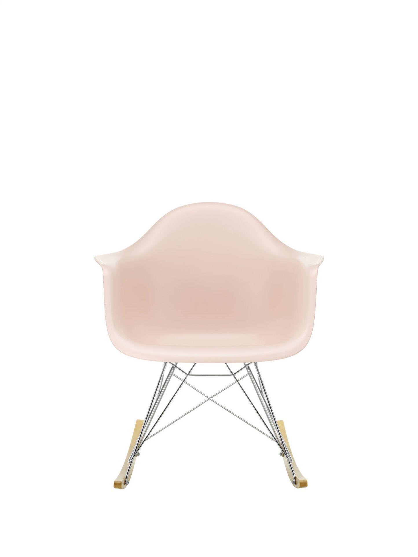 Eames Plastic Arm Chair RAR Rocking Chair Vitra Maple dark - Black - Deep black