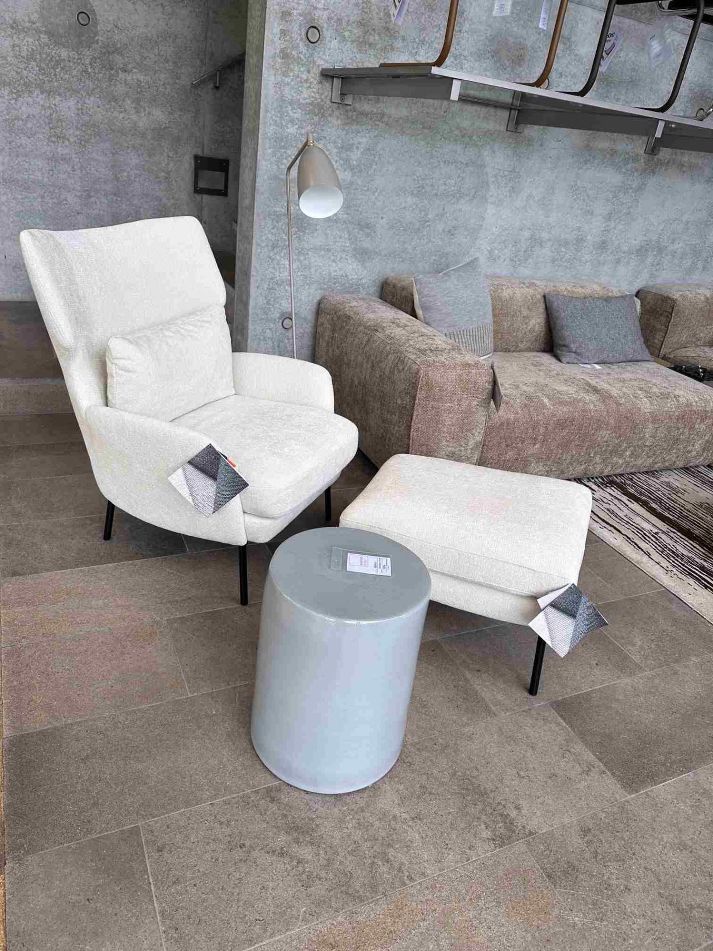 Seatrelax armchair & ottoman house model ed design