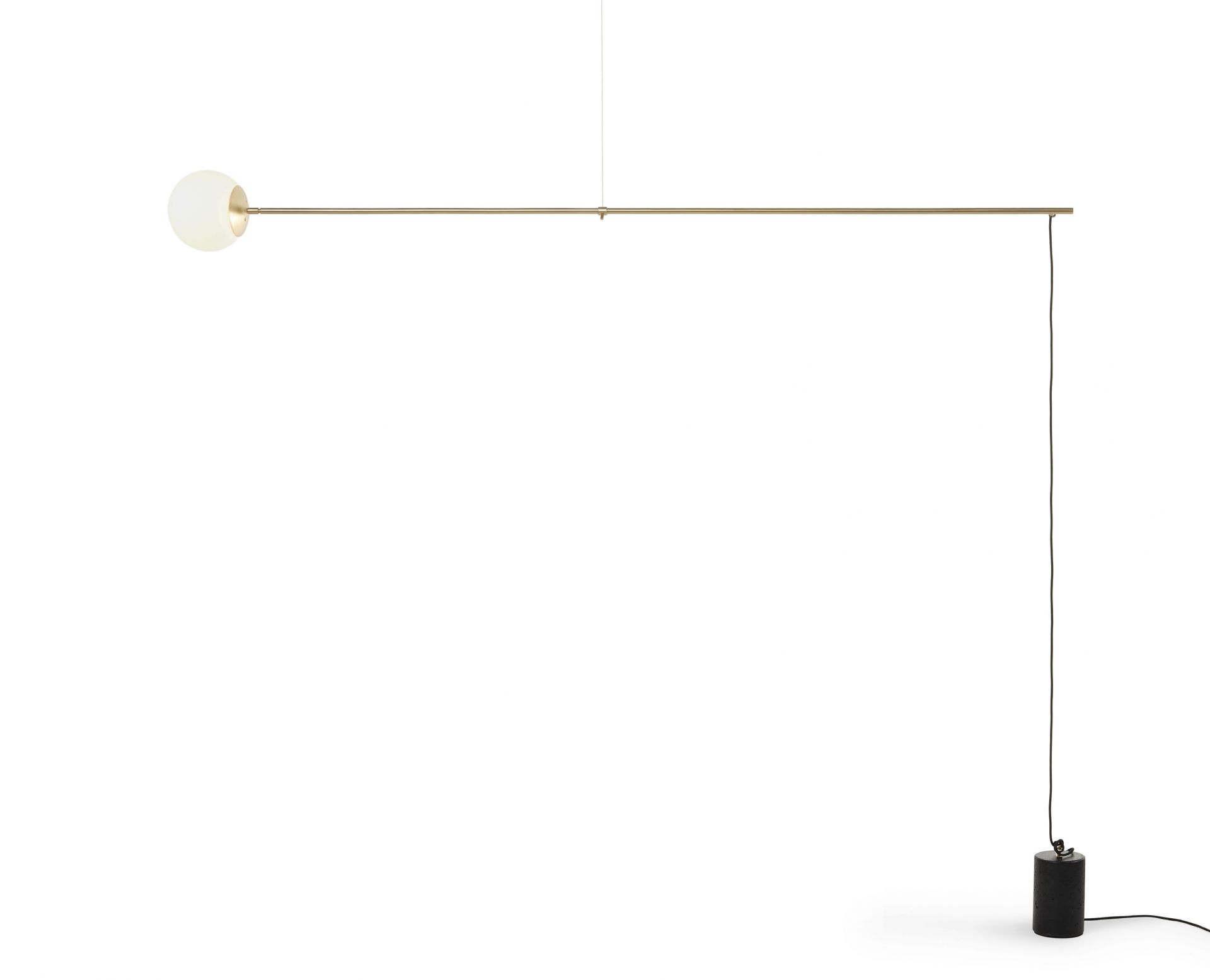 Bitta suspension lamp satin gold Mogg