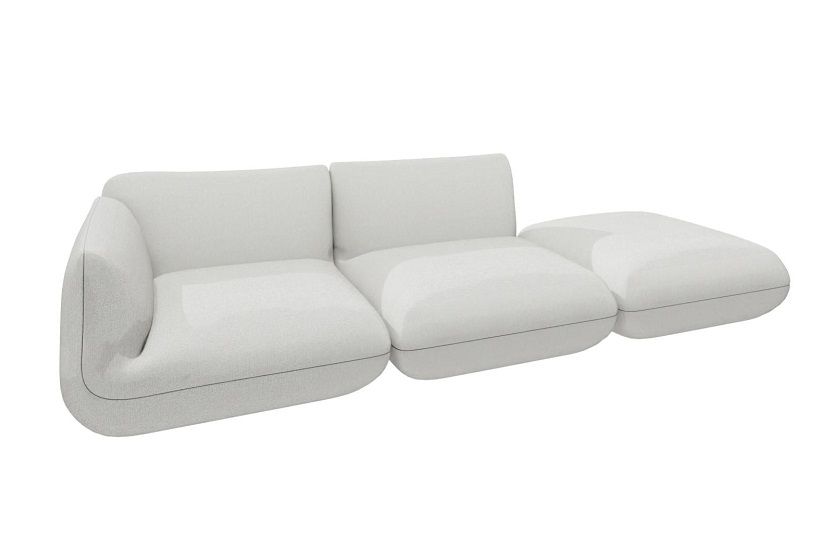 Jalis21 Sofa Light grey Cor