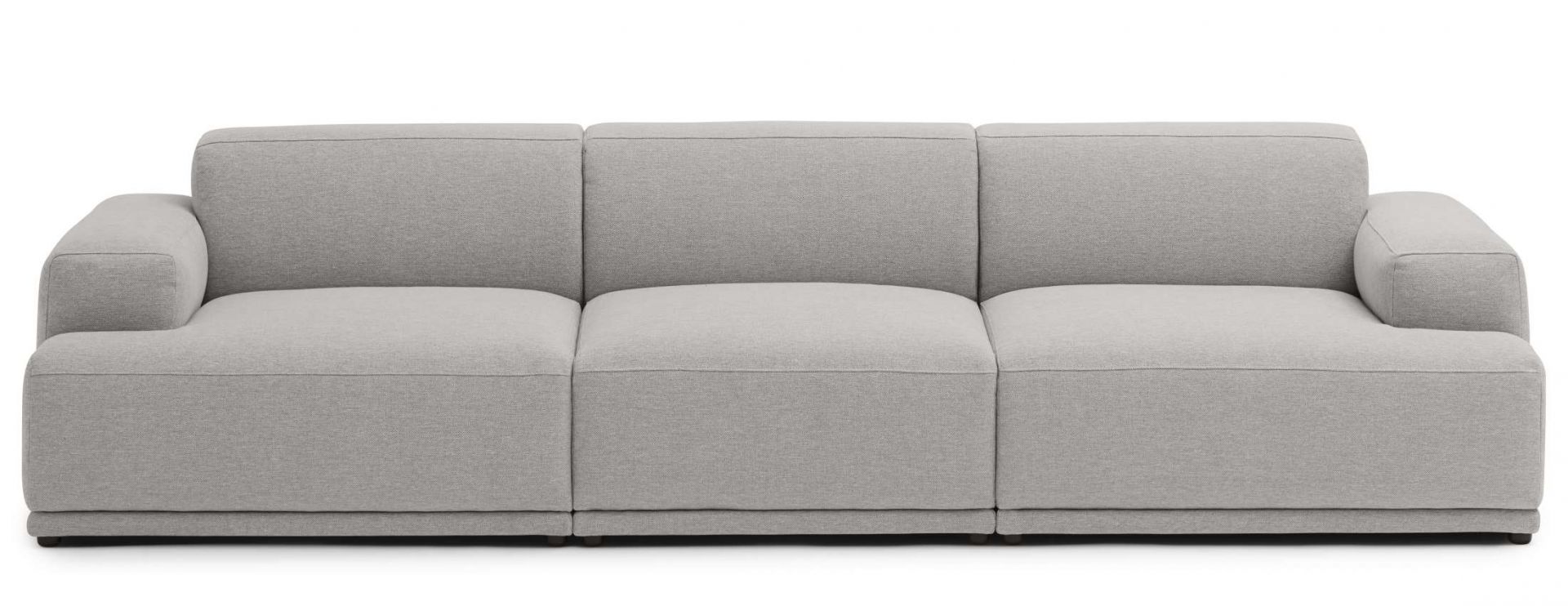 Connect Soft Modular Sofa 3-seater Clay 12 configuration 1 Muuto
