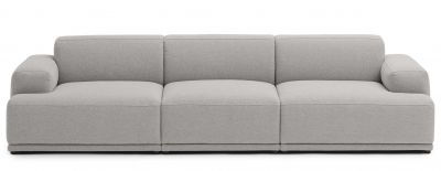 Connect Soft Modular Sofa 3-seater Clay 12 configuration 1 Muuto