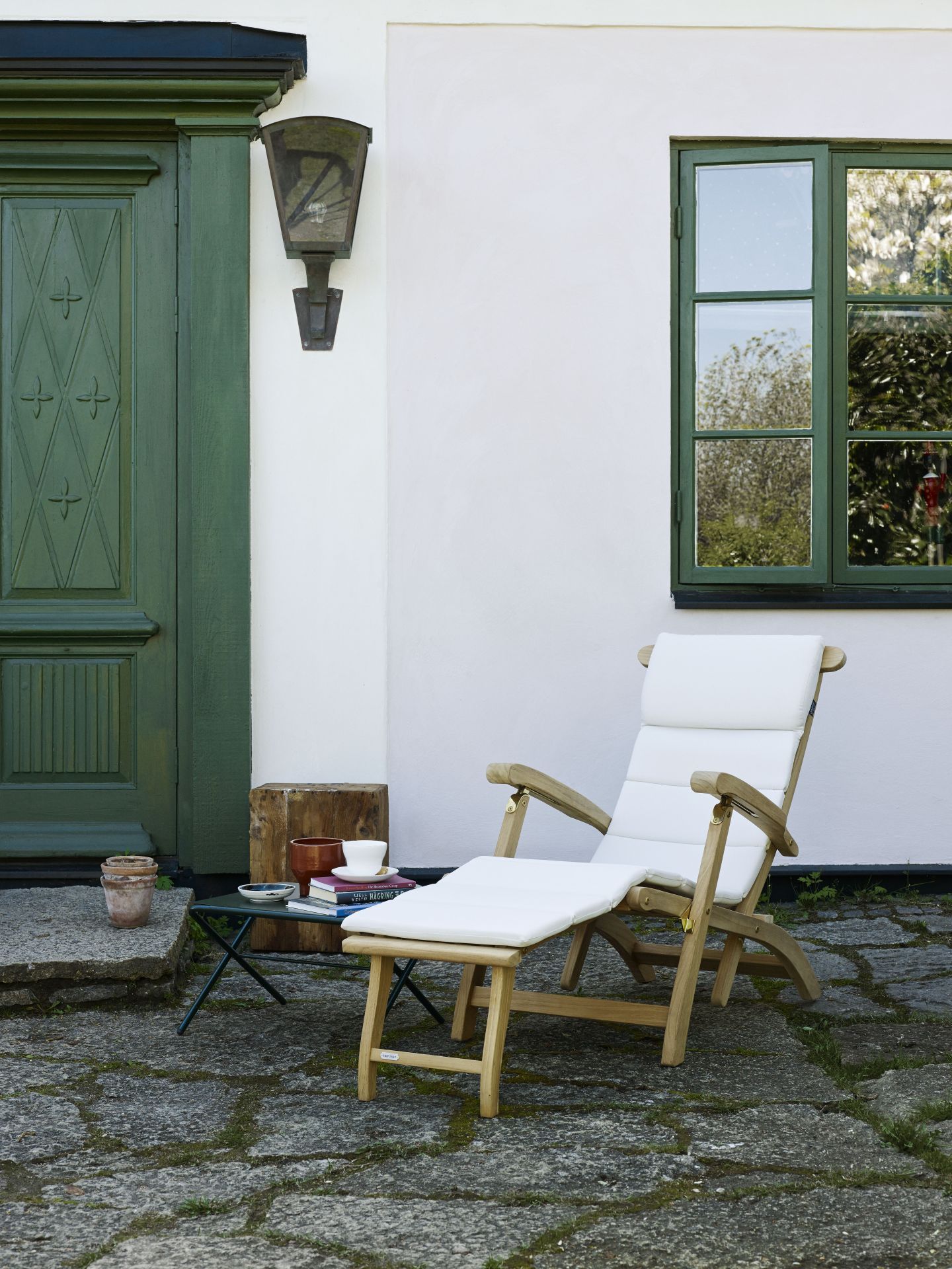 Steamer Deck Chair Outdoor Skagerak by Fritz Hansen