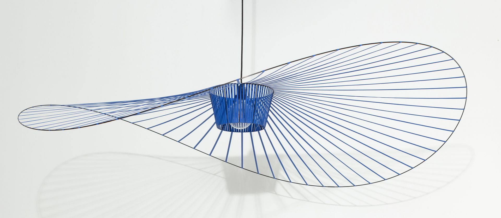 Vertigo Pendant Light Medium Cobalt Blue Petite Friture