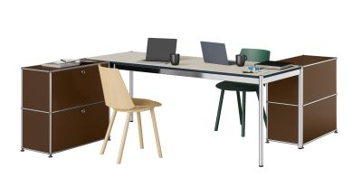 Table with storage elements USM Haller