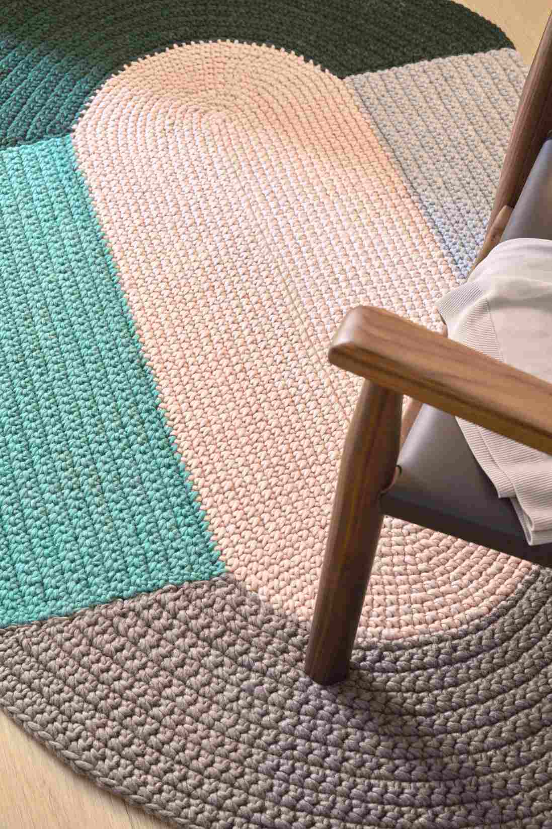 The Crochet Collection Embroidery Rug 180x100 cm Gan 
