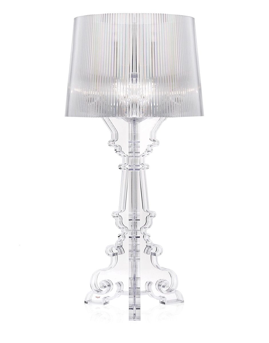 Bourgie Table lamp Crystal clear Dimmable Kartell